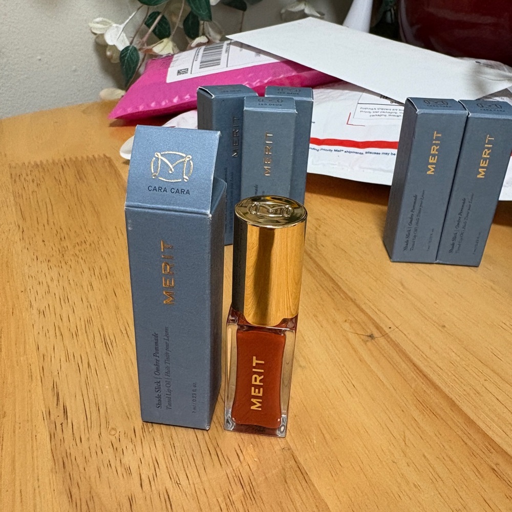 MERIT ~ Shade Slick Tinted Lip Oil~ Cara Cara ~ BNIB Authentic NEW